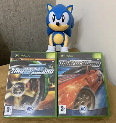 Need For Speed: Underground  & Underground  2  - Original Xbox - Mint - New Case • £34.99
