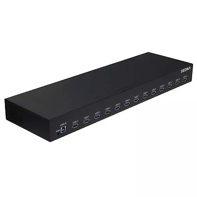 SEDNA - 13 Port USB 3.1 Gen I Hub (5Gbps) - 19 Inch 1U Rack Mount • $169