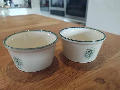 Poole Pottery  Vineyard  2x Ramekins Dishes • £0.99