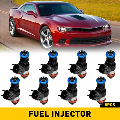 8pcs/set Fuel Injectors Fit Chevy Camaro Corvette Pontiac G8 LS3 LS7 0280158051 • $37.79