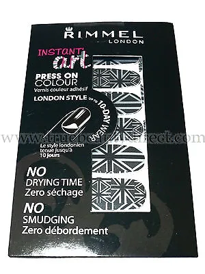 Choose A Type Rimmel Instant Nail Art Press On Colour Self Adhesive 10 Day Wear • £1.49