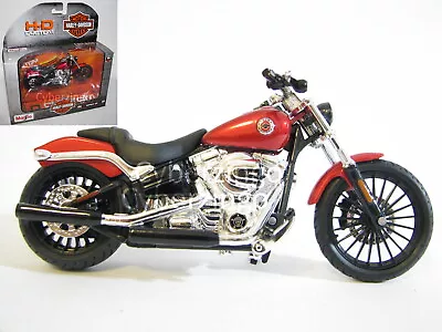 Harley Davidson 2016 Breakout Red 1:18 Scale Maisto Motorcycle Model • $22.46