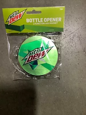 Mountain Dew Cap Magnetic Bottle Opener New Fast Free Shipping!!! • $7.99