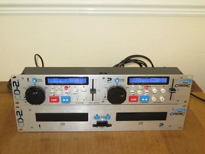 £59 • Buy Citronic CD-2s Twin-drive DJ CD Player / PERFECT