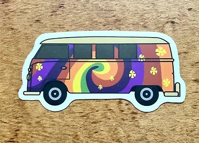$2.49 • Buy Vw Bus Van Life Sticker Decal Camping Adventure Surfing Volkswagen Peace Love