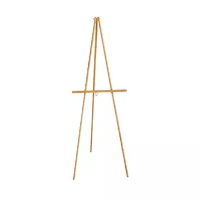 New Quartet Lightweight Tripod Base Floor Easel 64  High Natural Oak (41E)  • $32.99