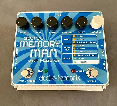 Electro-Harmonix EHX Stereo Memory Man With Hazarai Delay Looper Pedal • $219.99