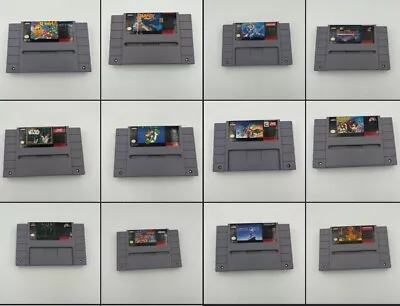 Super Nintendo Original Authentic Tested Carts Only OEM SNES Soul Blazer Mario • $7.99