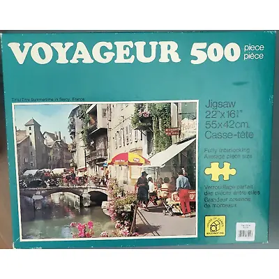 Vtg Waddingtons House Of Games 500 Pc Jigsaw Puzzle Summertime In Savoy France • $10