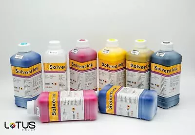 Eco Solvent Ink For RolandMimakiMutohEpson DX4/5/7(CMYK & Cleaning Solution) • £0.99