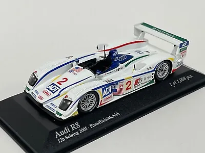 1/43 Minichamps Audi R8 Champion Racing Second 2005 12 Sebring  Car #2  CS609 • $49.99