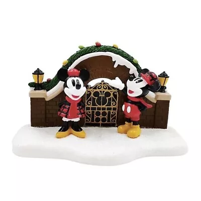 St Nicholas Square Disney Mickey And Minnies Gate Christmas Village New 2023 • $34.95