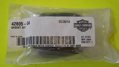 1 NOS OEM Harley Davidson Master Cylinder Gasket Kit P/N 42805-04 • $16.99