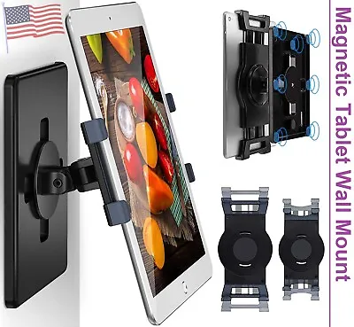 Strong Magnetic Wall Mount Tablet Holder Stand Kitchen Fridge Display 6  - 13  • $24.90