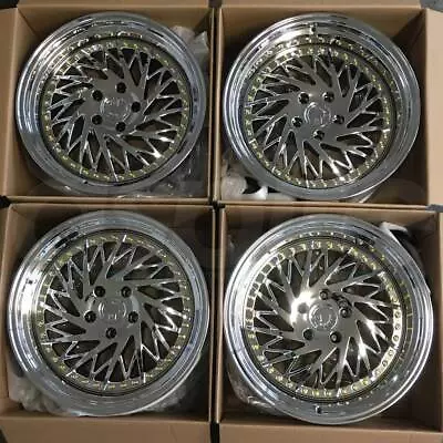 18x9.5 Aodhan DS03 DS3 5x114.3 30 Vacuum Chrome Wheels Rims Set(4) 73.1 • $1089