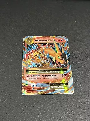 Mega M Charizard EX 13/108 Evolutions Ultra Rare Holo Pokemon Card MP • $12.99