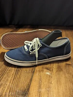 Men's Size 8/Women's 9.5- VANS Authentic Lo Pro Navy Blue Skate Shoes • $19