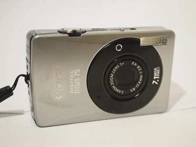 £48.99 • Buy CANON Digital IXUS 75 7.1MP Digital CCD Compact Camera SD750 Digicam - BOXED
