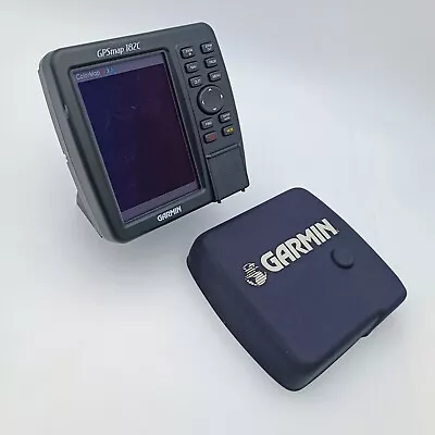 GARMIN GPSMAP 182C MARINE CHARTPLOTTER FISH FINDER GPS UNIT W/ Mount Cover • $399