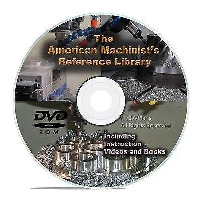 American Machinist Reference Library Machinery Handbook Shop Tool Manuals CD V24 • $7.99