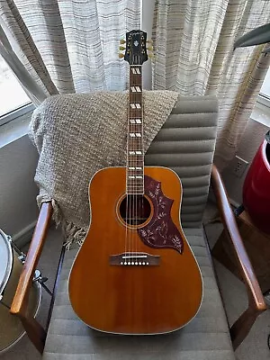 Inspired By Gibson Epiphone Hummingbird Acoustic/Electric Guitar W/Epiphone Case • $850