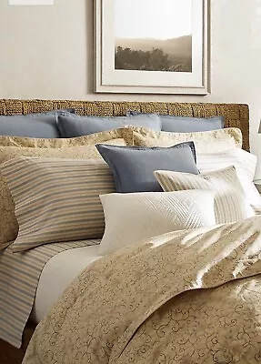 New Ralph Lauren Full / Queen Comforter MADALENA AUDREY Tan • $69.95