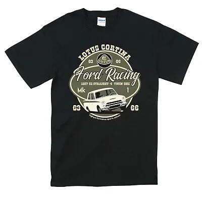 Lotus Cortina T Shirt Retro Classic Car Top Ford Racing All Sizes  • £15.99