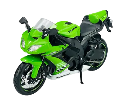 Maisto Kawasaki Ninja Zx-10r Green 1:12 Motorcycle Die Cast New In Box 31101 • £14.54