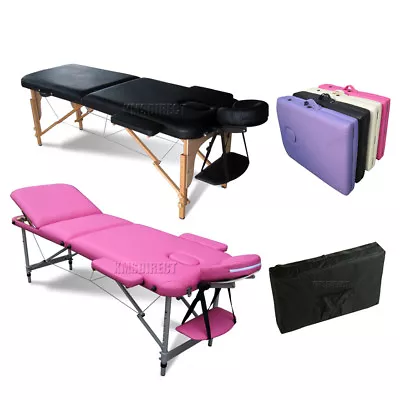£99.99 • Buy KMS Portable Folding Massage Table - Beauty Salon Tattoo Therapy Couch Bed