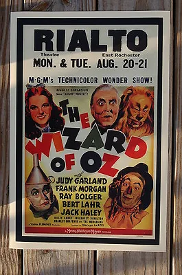 The Wizard Of Oz #1 Movie Lobby Card Poster Rialto Judy Garland Frank M • $4.50