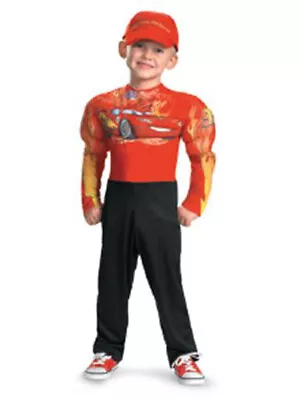 Child Cars Lightning McQueen Muscle Costume • $37.98