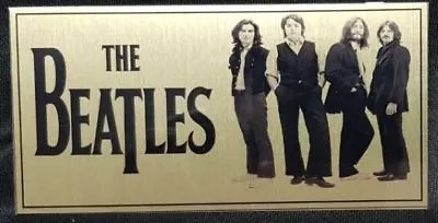 Beatles Sublimated Plaque • $7
