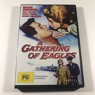 A Gathering Of Eagles DVD Region 4 NTSC Movie Rock Hudson Rod Taylor Mary Peach • $5.15