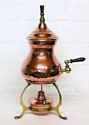 Small Antique Copper Samovar Decorative Lee & Wilkes Birmingham Tripod Stand • £88