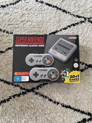 Genuine Super Nintendo Classic Mini SNES Console With Controller & Cables • $150