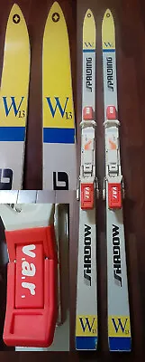 Vtg Spalding W13 VAR PRO Bindings Sintered Racing Base 190 Cm Race Skis • $160