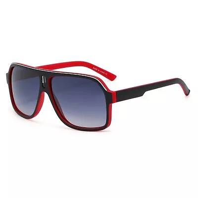 Men's Sunglasses Sport Fashion Designer Blue Black Brown Lens Retro Style Gafas • $12.98