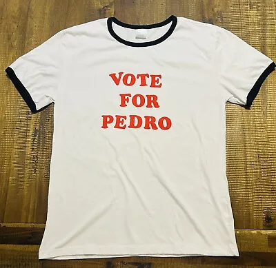 Napoleon Dynamite Movie Vote For Pedro T-shirt Adult Size Large • $18.99