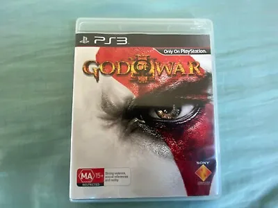 God Of War 3 III PS3 Sony Playstation 3 With Manual Very Good Cond • $14.50