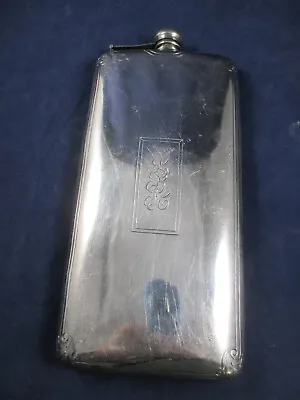 Vintage P.S. Co.  Silver Plate  #2504 16 Oz Silver Plate Flask • $59.99