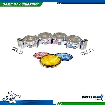 DNJ PRK229 Piston And Ring Kit For 04-08 Acura TSX 2.4L L4 DOHC 16V K24A2 • $123.24