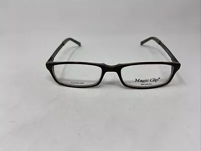 Magic Clip M415 Brown 53/17/145 Flex Hinge Eyeglasses Frame :e31 • $50