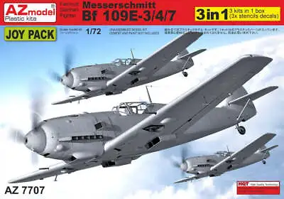 AZ Model AZ 7707 1:72 Messerschmitt Bf-109E-1 /4/7 (sprues Only) 3 Sets (incl.  • £17.09