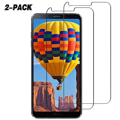 $14.23 • Buy [2-Pack] Ultra-Clear Transparency 9H Rugged Tempered Glass Film For LG G6 G5 G4