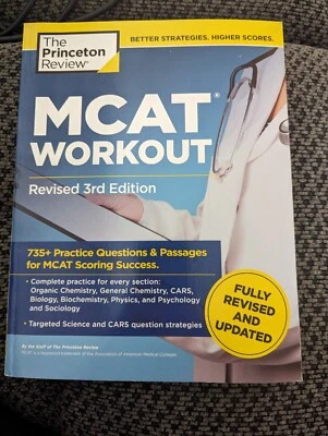 $20 • Buy The Princeton Review MCAT Workout Revised 3rd Edition