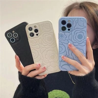 $8.78 • Buy Camellia Case For IPhone 14 13 12 11 Pro X XR XS 8 7 SE Shockproof Leather Cover