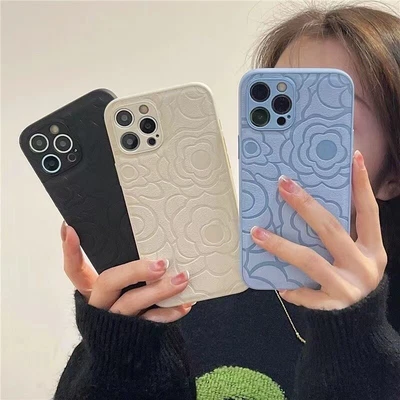 $8.78 • Buy Camellia Case For IPhone 14 13 12 11 Pro X XR XS 8 7 SE Shockproof Leather Cover