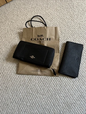 £12.60 • Buy Coach Purse And Wallet/fold Brand New In Black