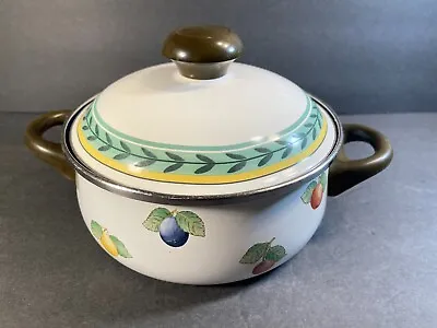 Villeroy & Boch French Garden Enamel Cooking Pot (3 Qt) • $50