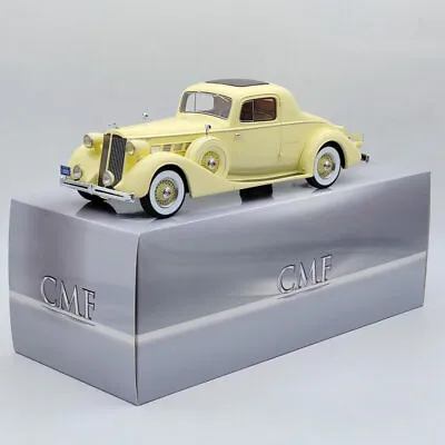 1:18 CMF Packard Super Eight Coupe 1936 Yellow CMF18005 Resin Models Collection • $160.07